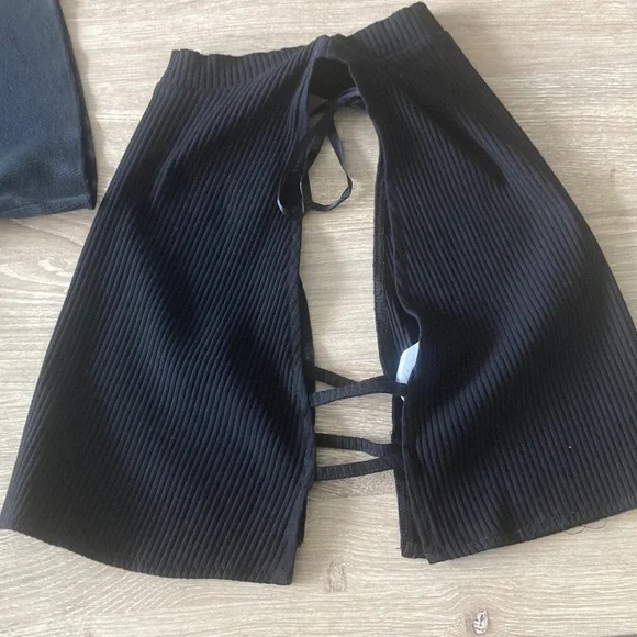 Superdown Ivory Ribbed Knit Tank - Picture 6 of 7